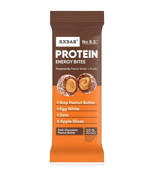 RXBAR Protein Energy Bites Dark Chocolate Peanut Butter